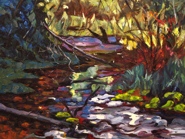 Creek - Halin de Repentigny - painting