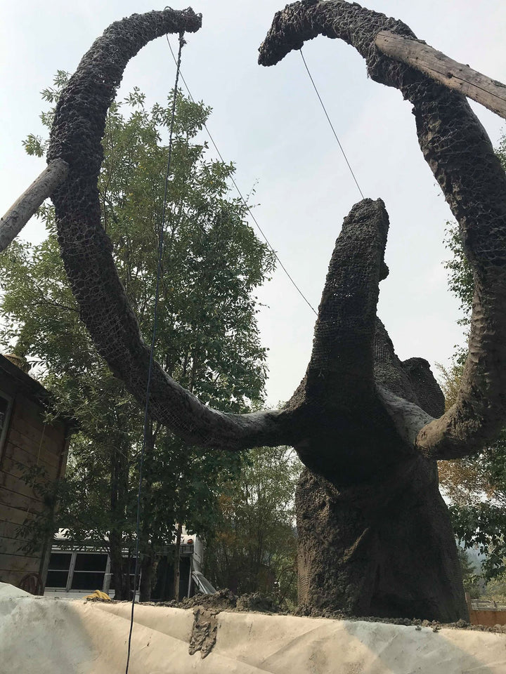 👨‍🎨 Halin Creates World's Largest Mammoth!!