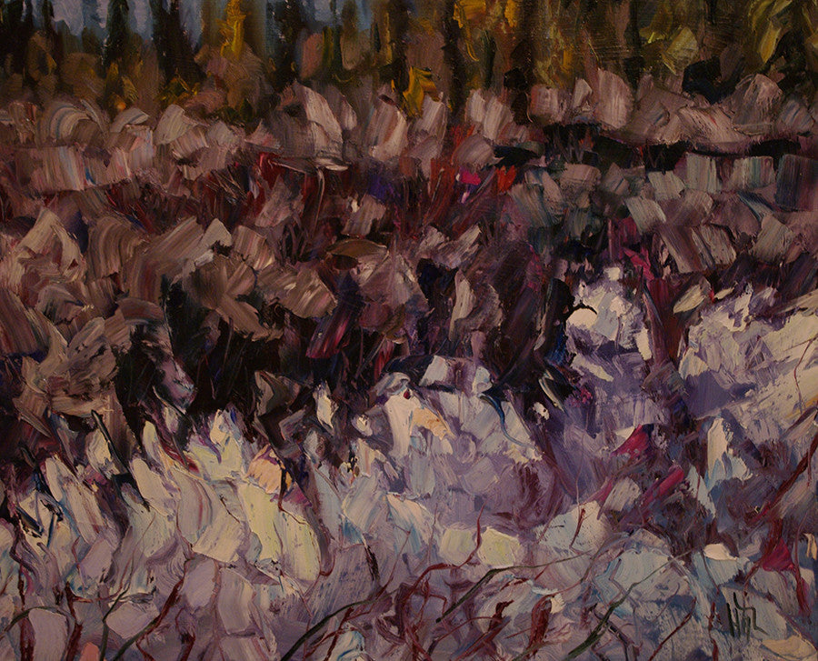 Dead Willow Pond - Halin de Repentigny - painting