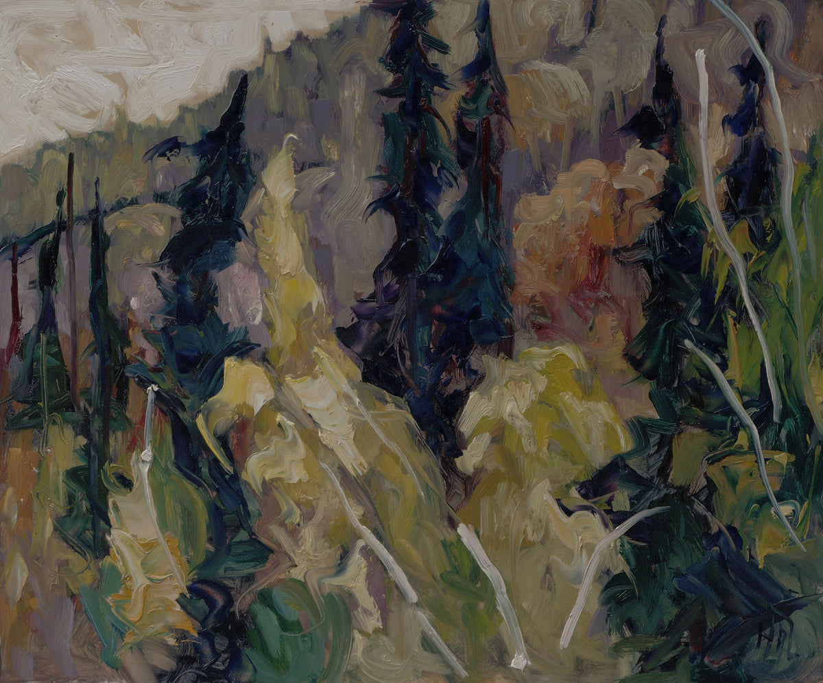 Dying Yellow - Halin de Repentigny - painting