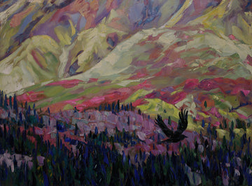 Glacier Creek - Halin de Repentigny - painting