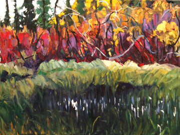 Buck Brush - Halin de Repentigny - painting