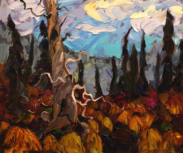 Dry Black Spruce - Halin de Repentigny - painting