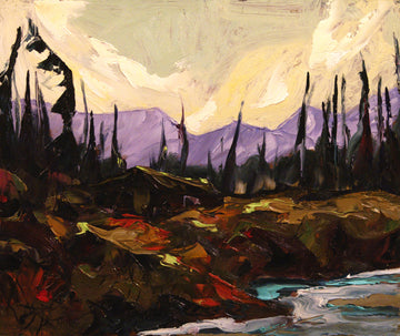West Hart River SOLD - Halin de Repentigny - painting