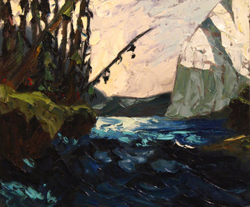 Hart River SOLD - Halin de Repentigny - painting