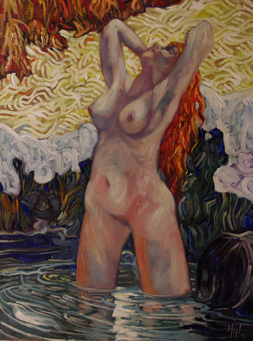 Modern Red Sonja - Halin de Repentigny - painting