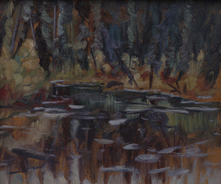 Pond Dempster - Halin de Repentigny - painting