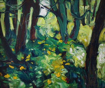 Rain Forest - Halin de Repentigny - painting