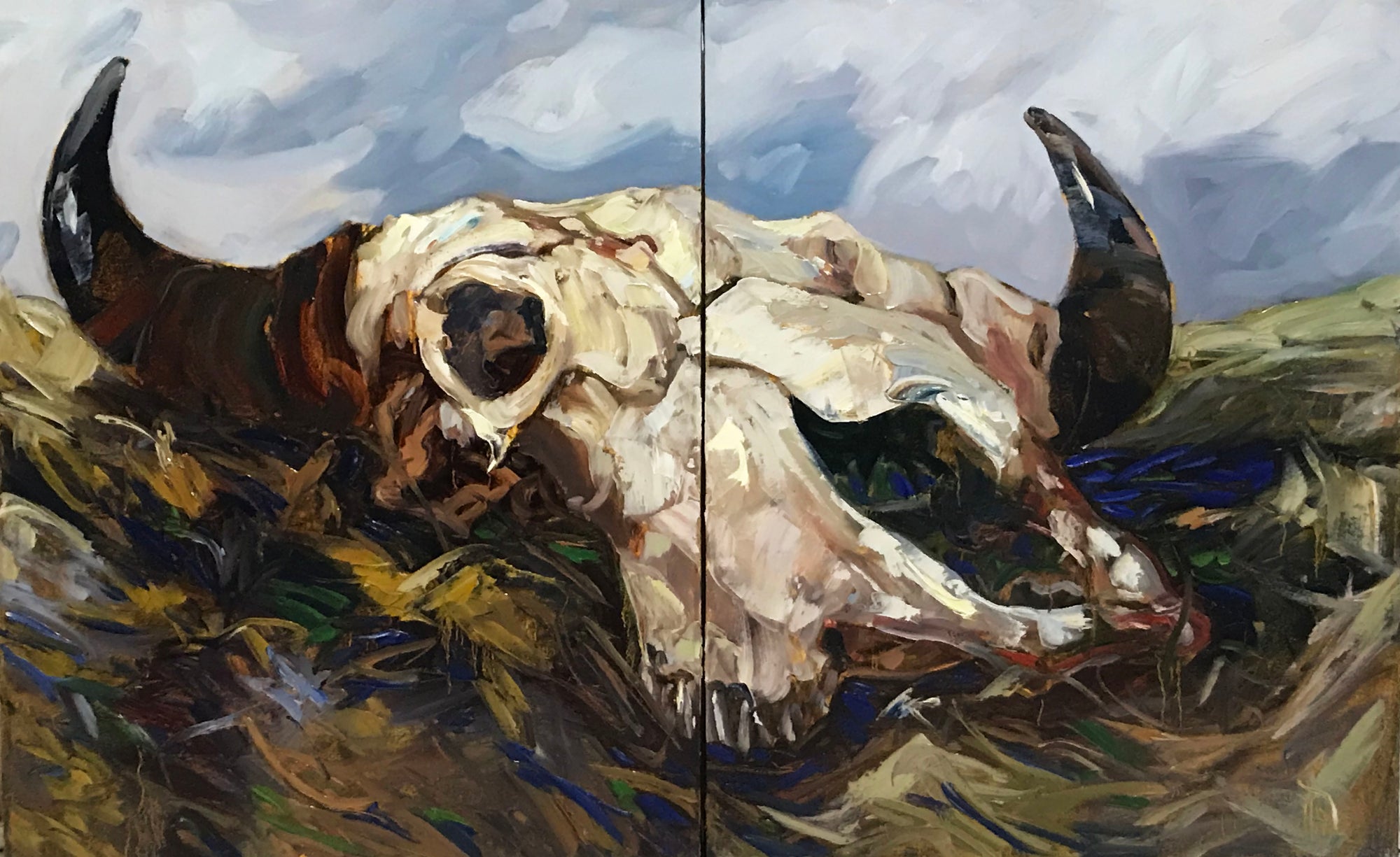 Sentinel - Halin de Repentigny - painting