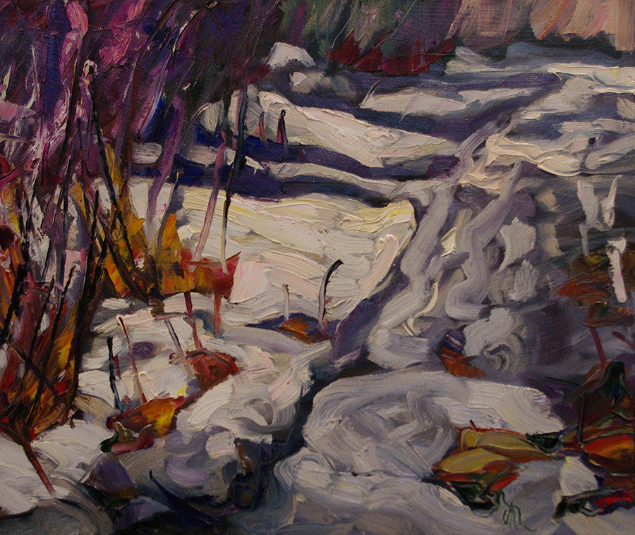 Side Trail SOLD - Halin de Repentigny - painting