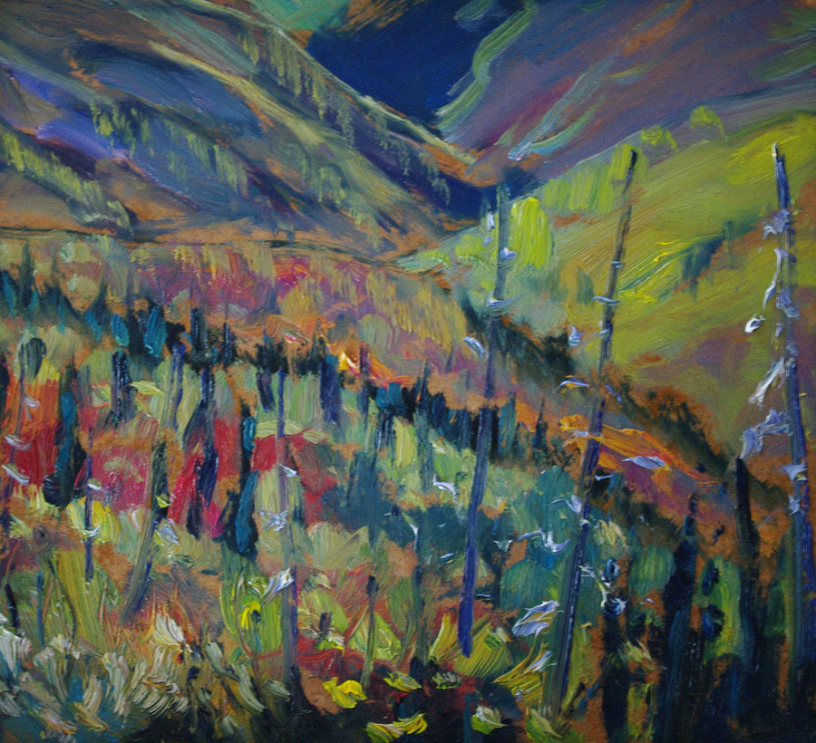 Stripe Hill SOLD - Halin de Repentigny - painting
