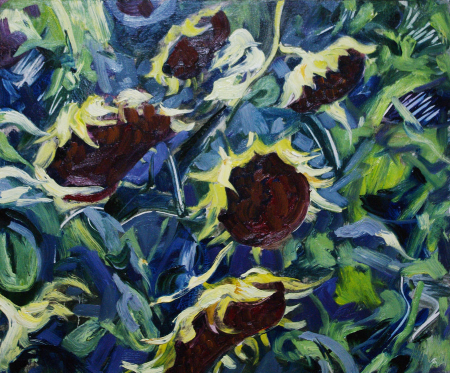 Sunflower SOLD - Halin de Repentigny - painting