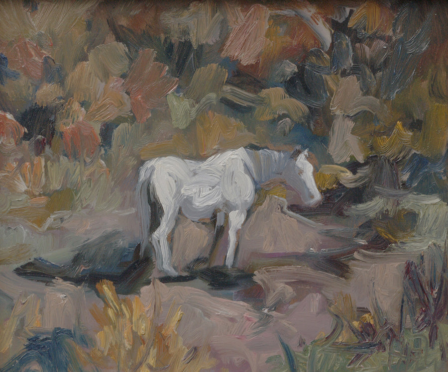 White Horse - SOLD - Halin de Repentigny - painting