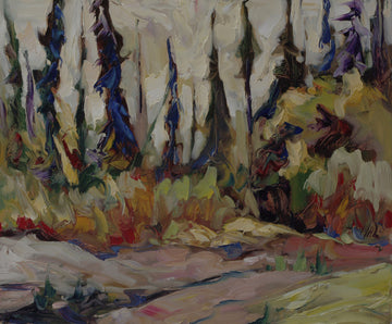 Yukon Black Spruce - SOLD - Halin de Repentigny - painting