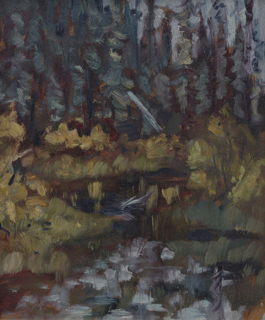 Zig Zag Creek - Halin de Repentigny - painting